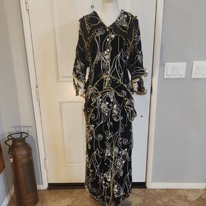 Artsy Vintage NOTHING MATCHES Black and White Patterned two piece set